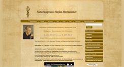 Desktop Screenshot of naturheilpraxis-hoerhammer.de