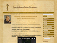Tablet Screenshot of naturheilpraxis-hoerhammer.de